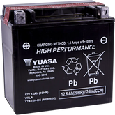 YUASA AGM Battery - YTX14H-BS .69L YUAM6RH4H